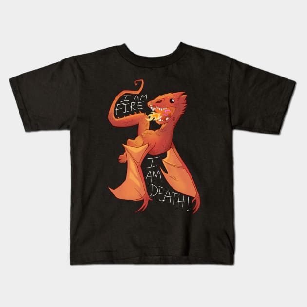 Baby Smaug (Dark) Kids T-Shirt by jzanderk